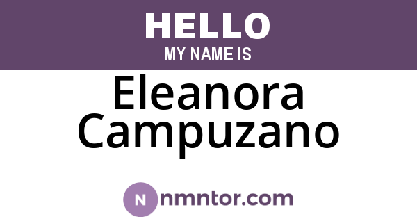 Eleanora Campuzano