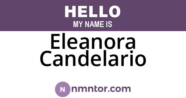 Eleanora Candelario