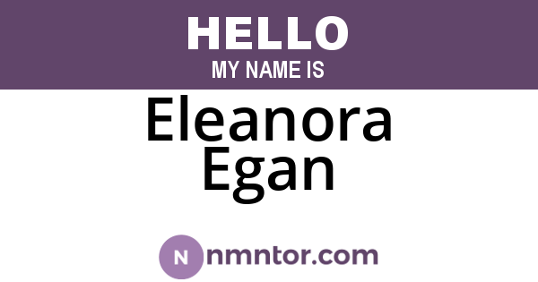 Eleanora Egan