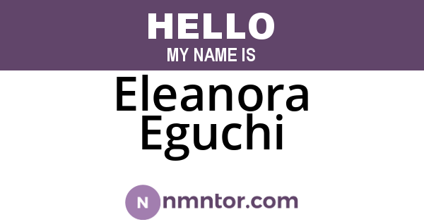 Eleanora Eguchi