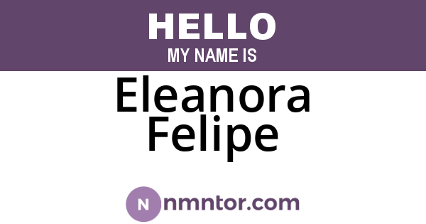 Eleanora Felipe