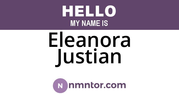 Eleanora Justian