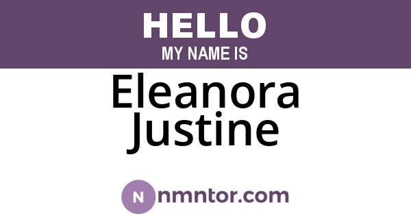 Eleanora Justine