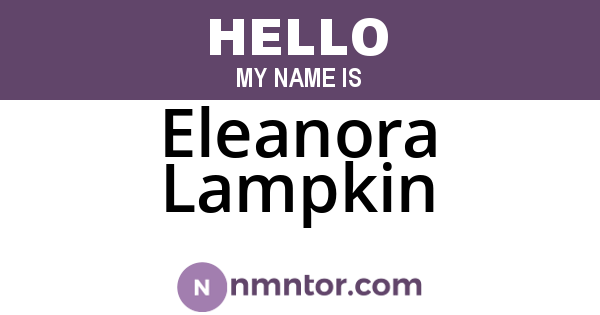 Eleanora Lampkin