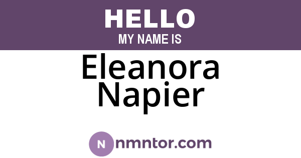 Eleanora Napier