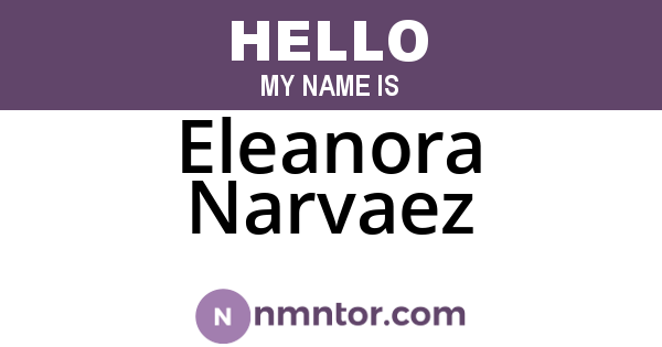 Eleanora Narvaez