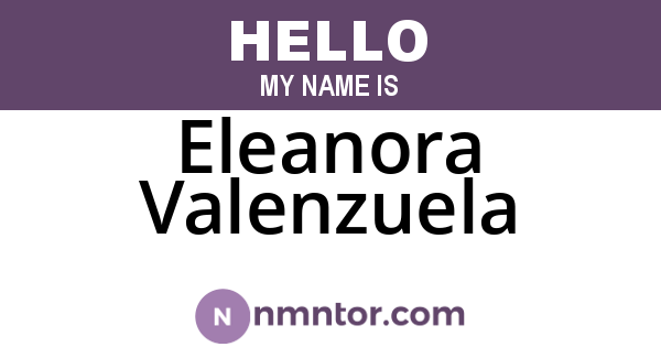 Eleanora Valenzuela