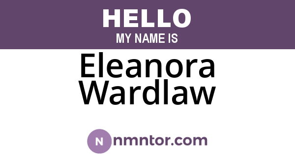 Eleanora Wardlaw