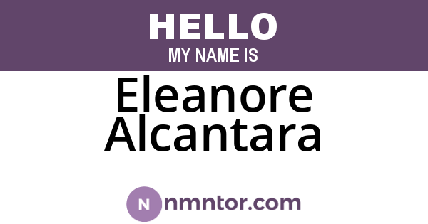 Eleanore Alcantara