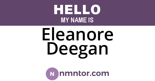 Eleanore Deegan