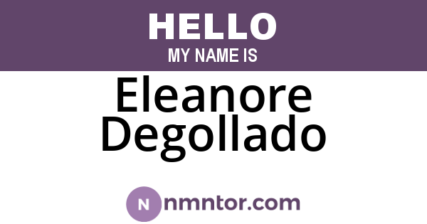 Eleanore Degollado