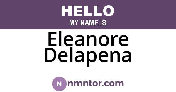 Eleanore Delapena