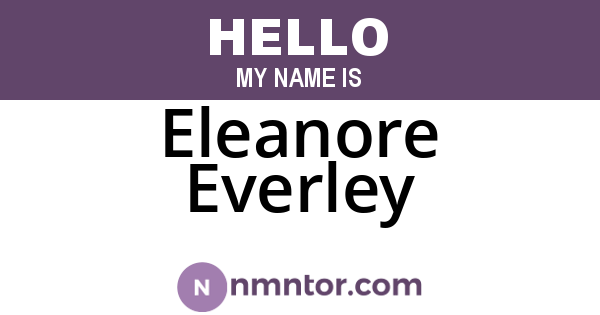 Eleanore Everley