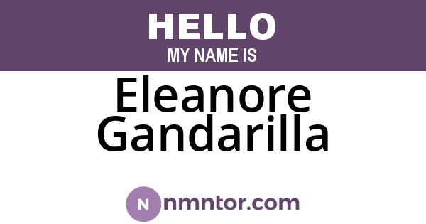 Eleanore Gandarilla