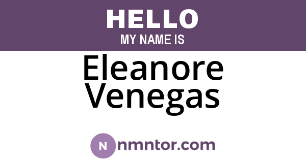 Eleanore Venegas