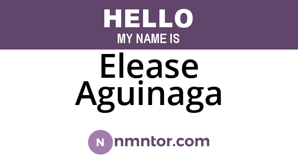 Elease Aguinaga