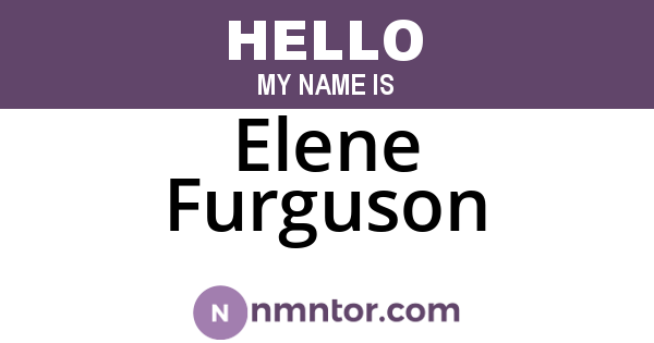 Elene Furguson