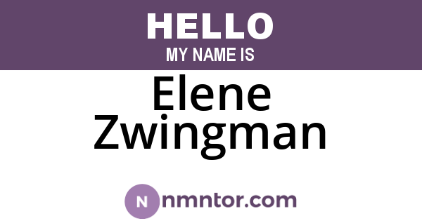 Elene Zwingman