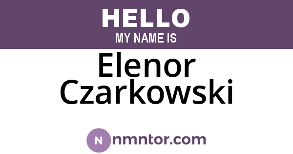 Elenor Czarkowski