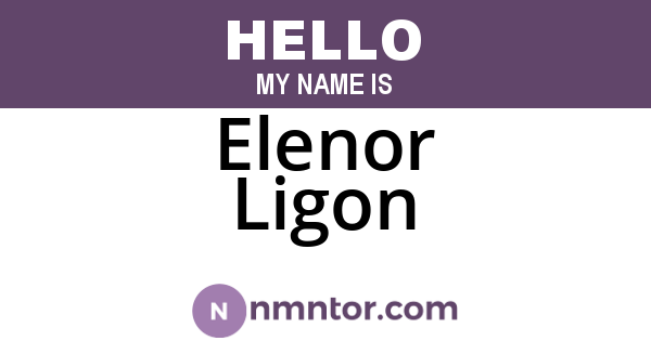 Elenor Ligon