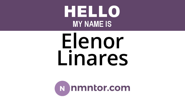 Elenor Linares