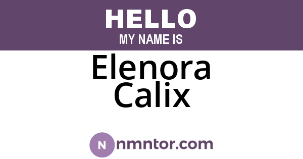 Elenora Calix
