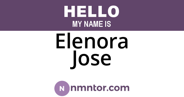 Elenora Jose