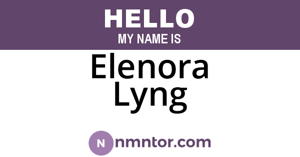 Elenora Lyng