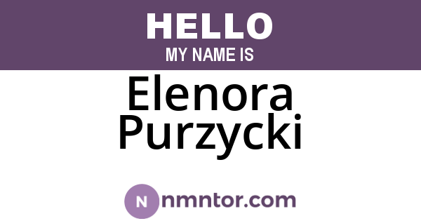 Elenora Purzycki