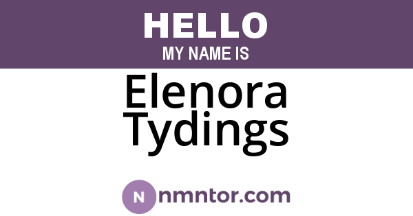 Elenora Tydings