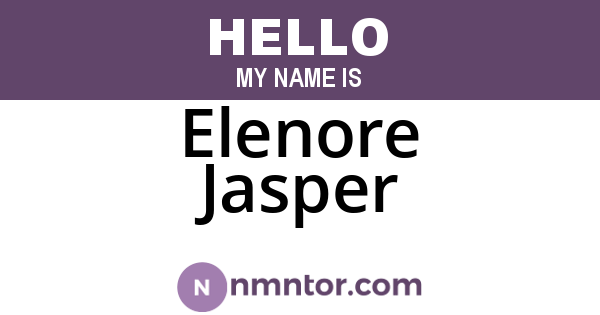 Elenore Jasper