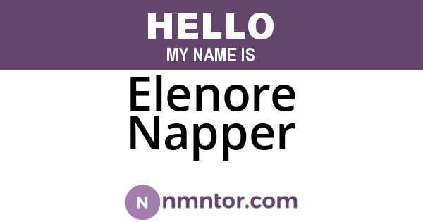 Elenore Napper