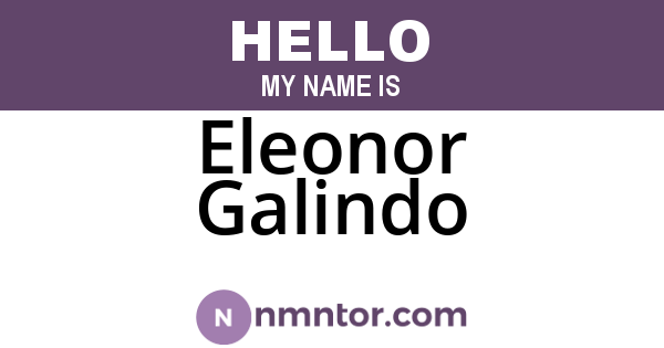 Eleonor Galindo