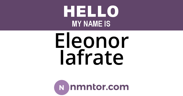 Eleonor Iafrate