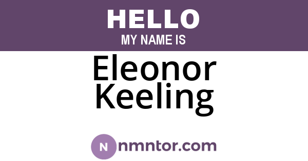 Eleonor Keeling