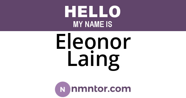 Eleonor Laing