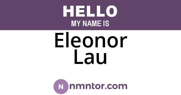 Eleonor Lau