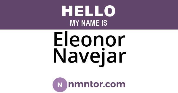 Eleonor Navejar