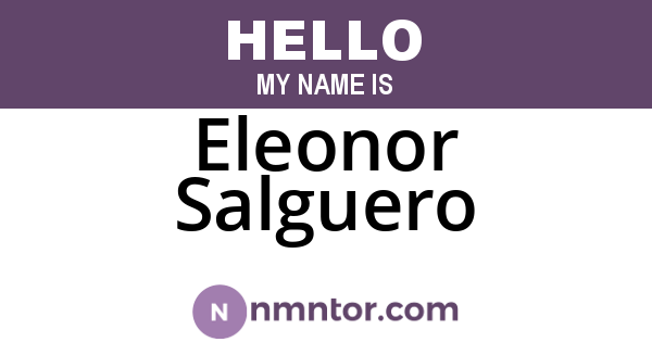 Eleonor Salguero