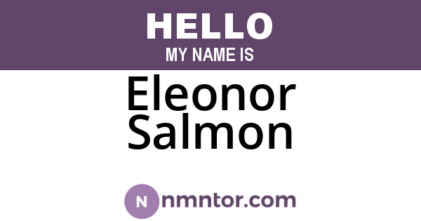 Eleonor Salmon