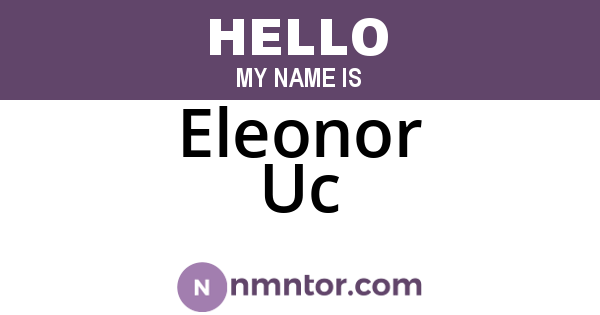 Eleonor Uc
