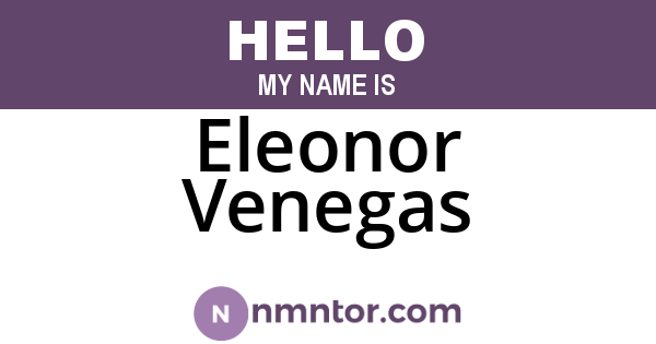 Eleonor Venegas