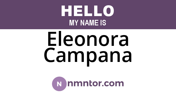 Eleonora Campana