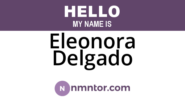 Eleonora Delgado