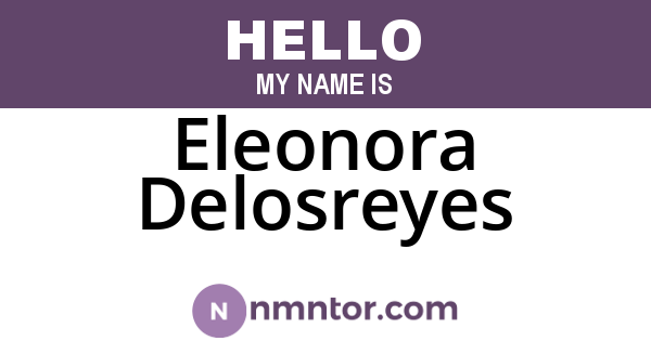 Eleonora Delosreyes