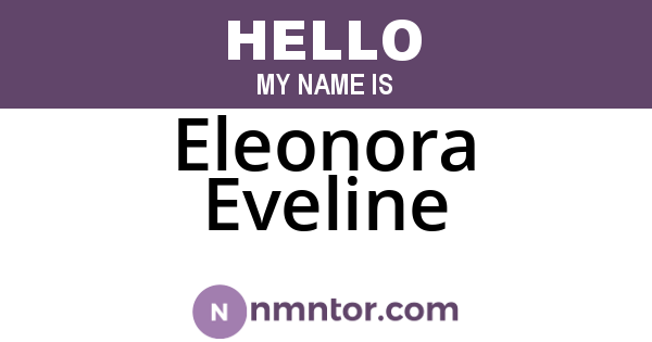 Eleonora Eveline