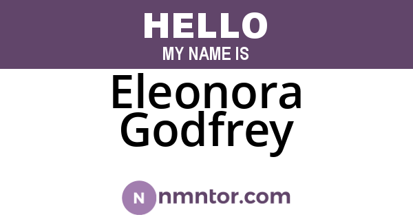 Eleonora Godfrey