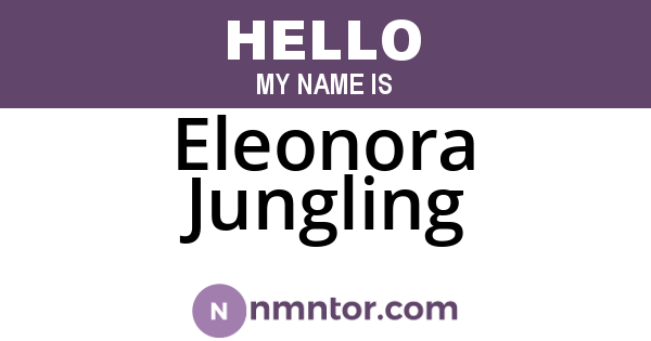 Eleonora Jungling