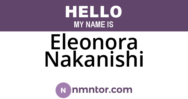 Eleonora Nakanishi