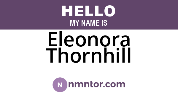Eleonora Thornhill